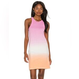 Revolve WSLY The Rivington Weekend Dress in Helio & Cantaloupe Fade